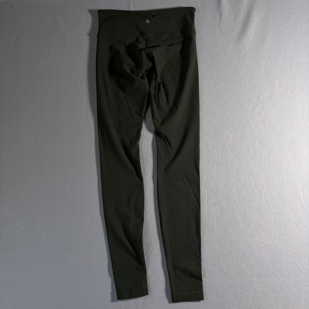 Lululemon Wunder Under High Rise Leggings Dark Olive Green